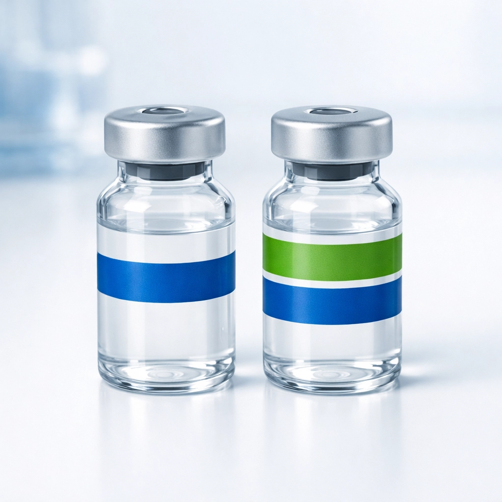 Tirzepatide dual-action medication vials for weight loss treatment in Arizona