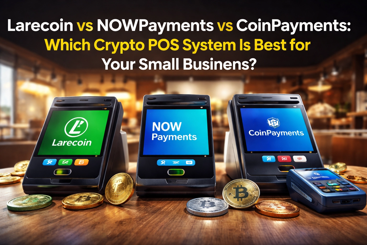 [HERO] Larecoin vs NOWPayments vs CoinPayments: Which Crypto POS System Is Best for Your Small Business?
