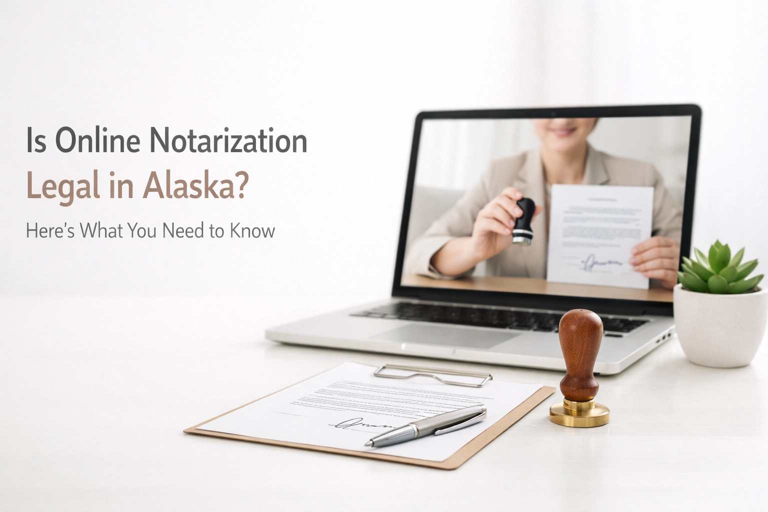 [HERO] Is Online Notarization Legal in Alaska? Here