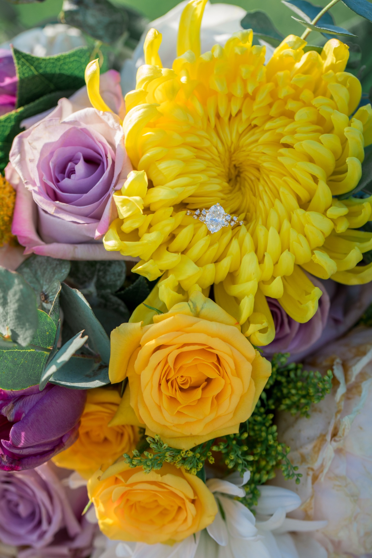 wedding bouquet close-up