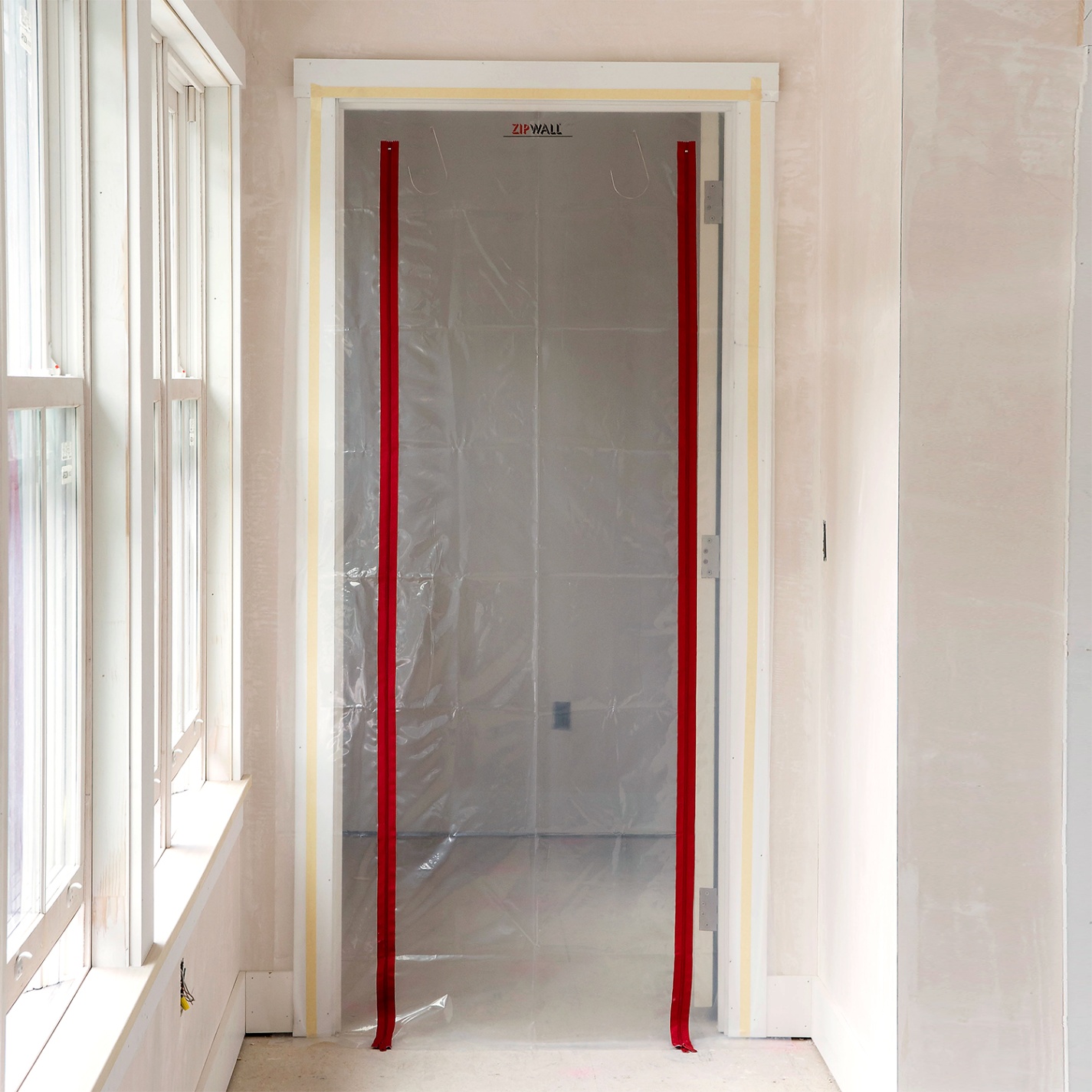 ZipWall Dust Barrier with Zipper Doorway