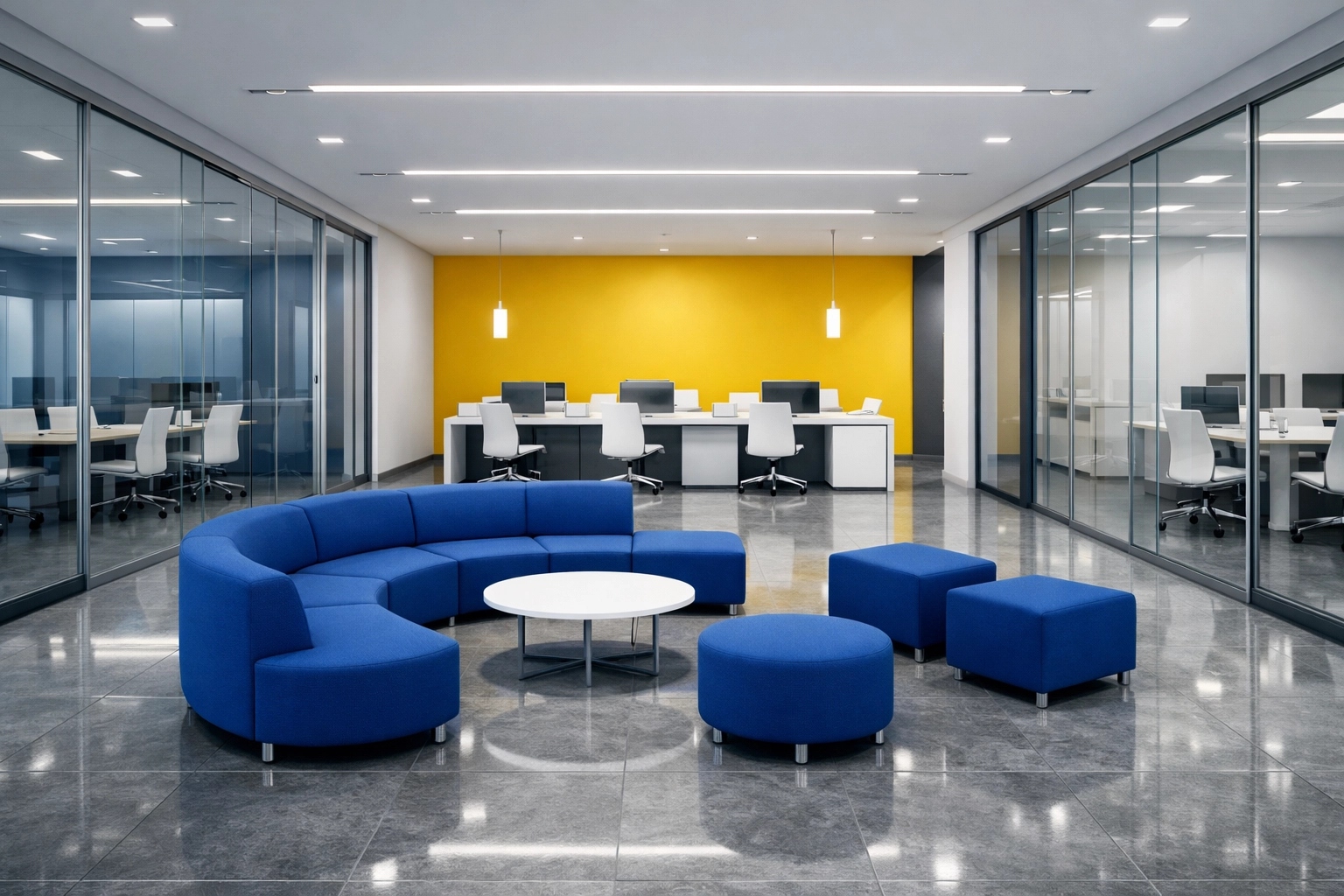 Clean and professional Worcester office workspace ready for a commercial move-in after expert cleaning.