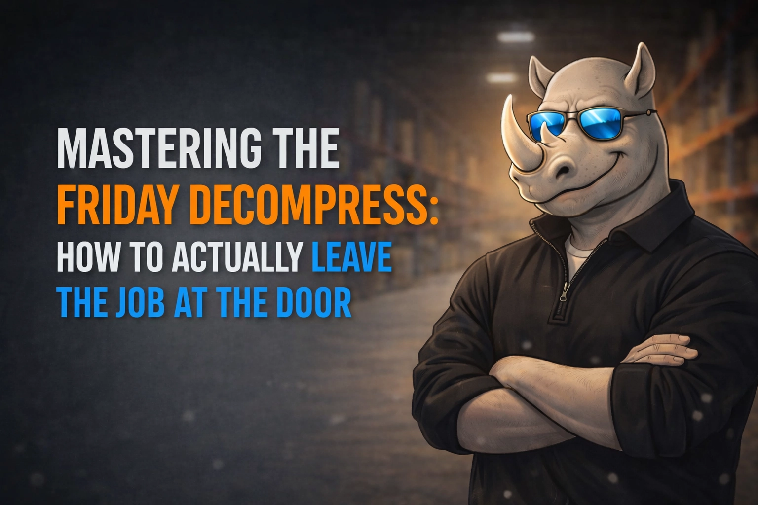 [HERO] Mastering the Friday Decompress: How to Actually Leave the Job at the Door