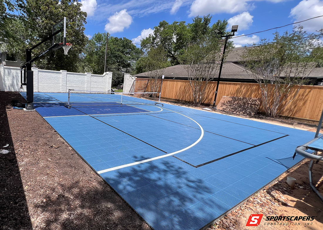 Residential Basketball and Pickleball Court
