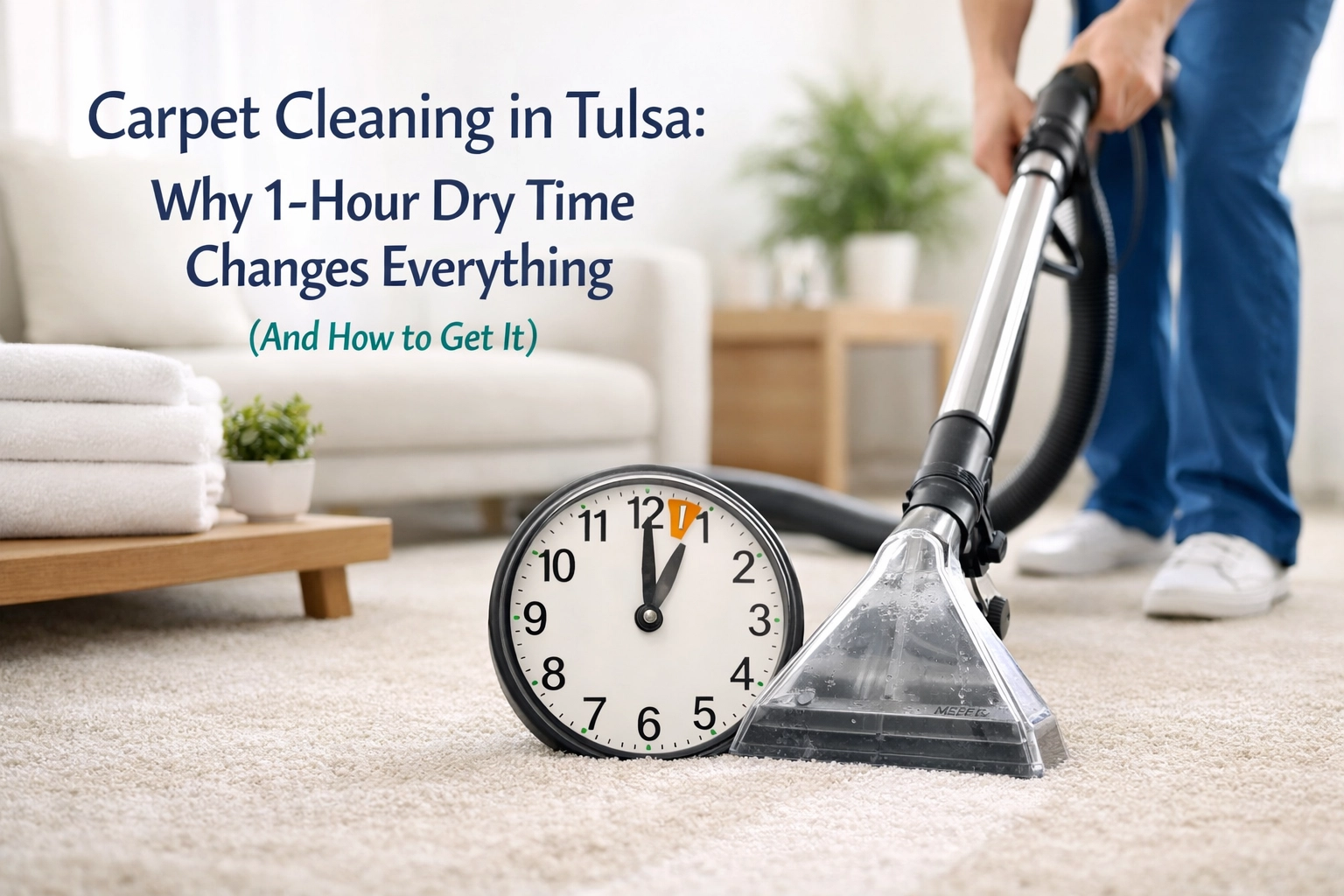 HERO Carpet Cleaning in Tulsa: Why 1-Hour Dry Time Changes Everything (And How to Get It)
