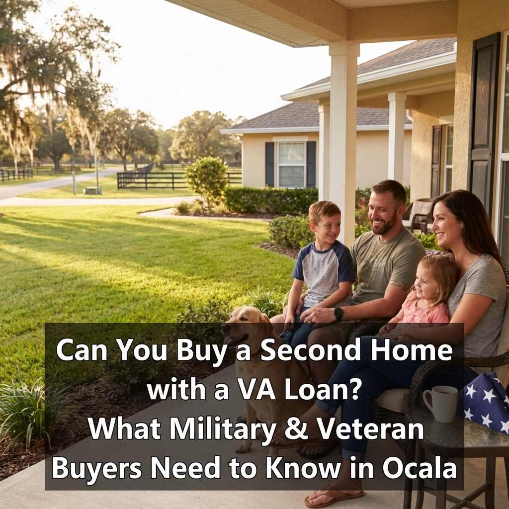 feature image of Can You Buy a Second Home with a VA Loan? What Military &amp; Veteran Buyers Need to Know in Ocala