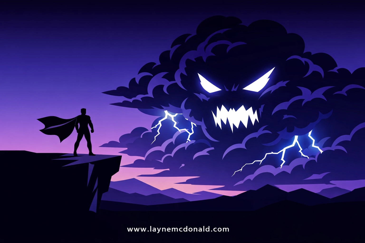 Superhero facing massive villain threat representing Avengers Doomsday Christian review themes