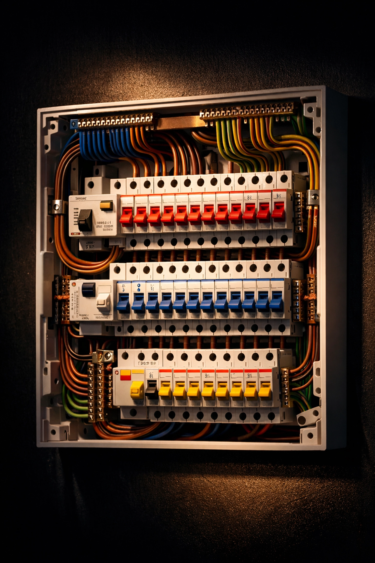 Professional electrical consumer unit wiring for a safe loft conversion West Sussex.