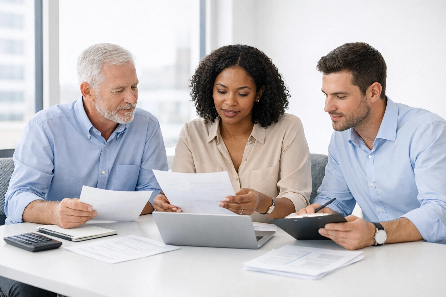 Tax professionals collaborating on continuing education and certification standards