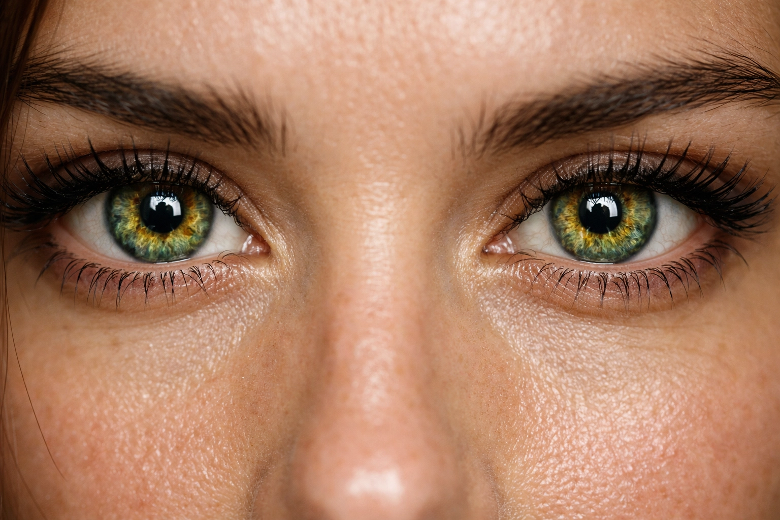 Macro headshot showing sharp focus on eyes, fixing one of the biggest mistakes in portrait photography.