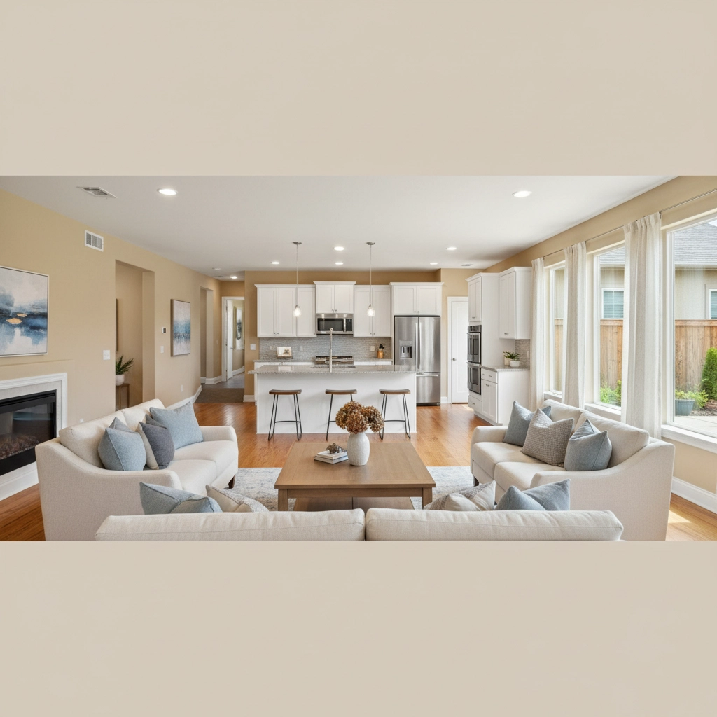 Senior woman looking at home listings on a tablet, representing the choices and decisions for 55+ buyers Senior woman looking at home listings on a tablet, representing the choices and decisions for 55+ buyers