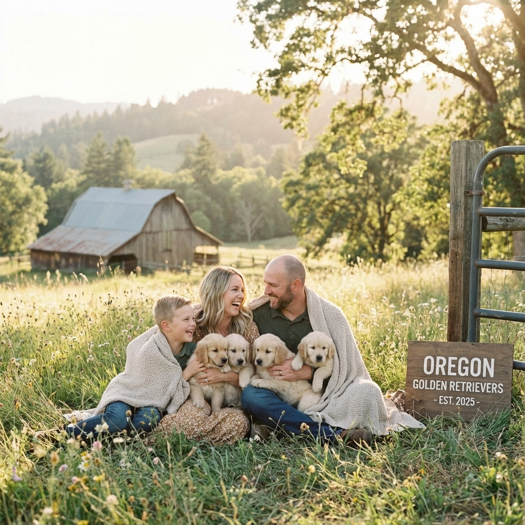 How to Find the Best Golden Retriever Puppies in Oregon: A 2025 Guide for Families and Therapy Homes