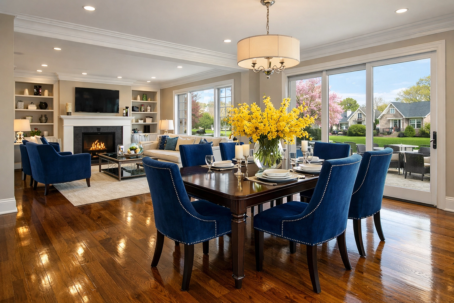 A spotless Springfield home after luxury house cleaning MA and professional Apartment Cleaning Massachusetts.