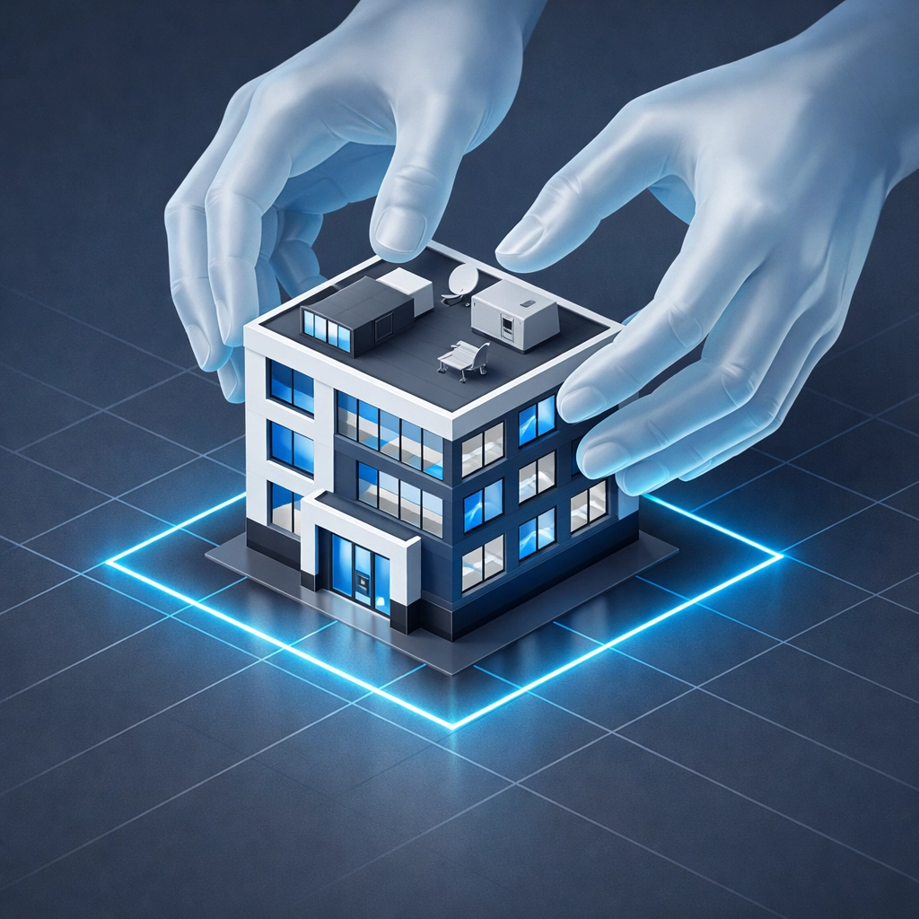 Seamless integration of a business office into a digital grid for painless IT modernization.