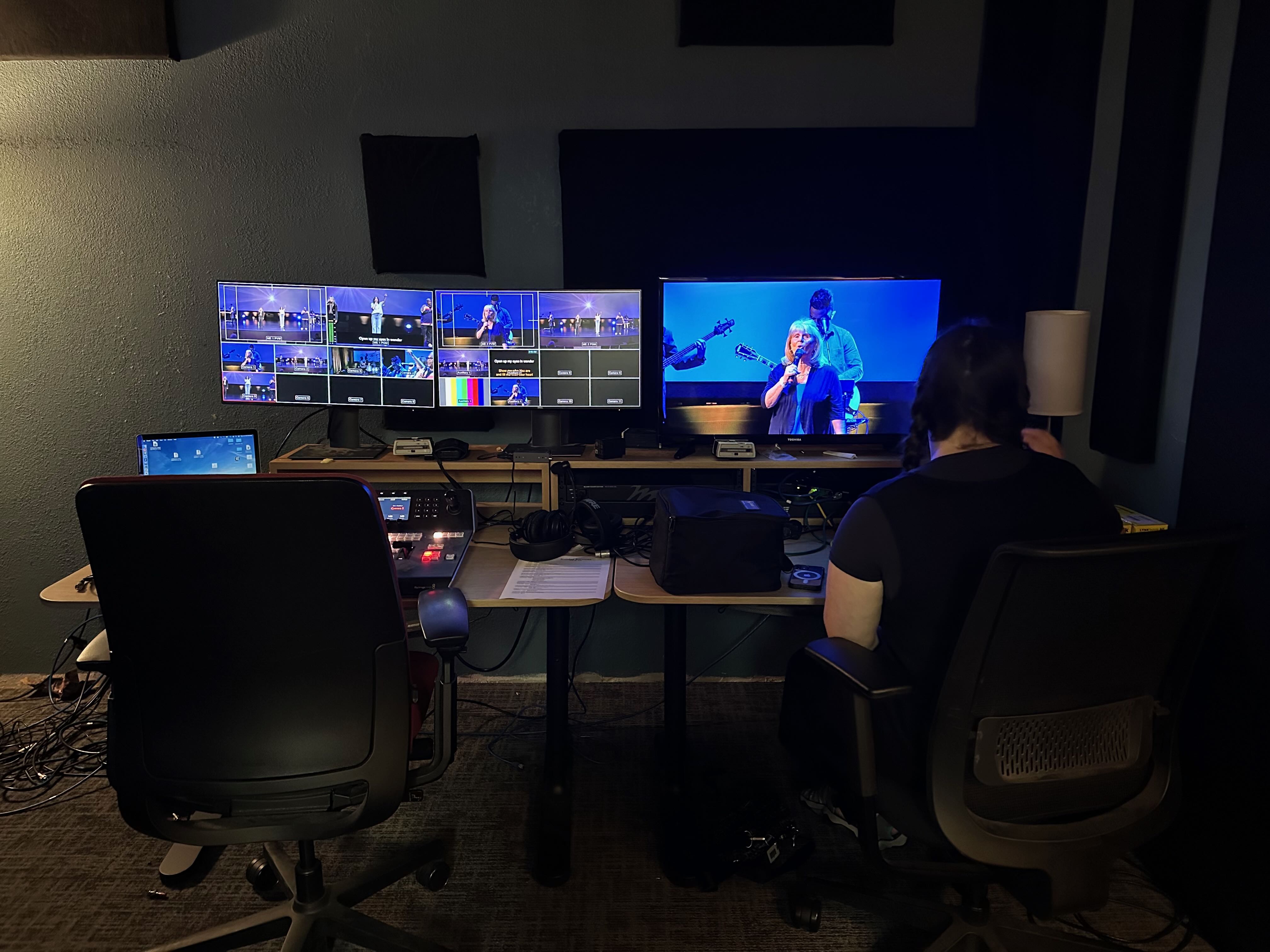 Video Production Control Room