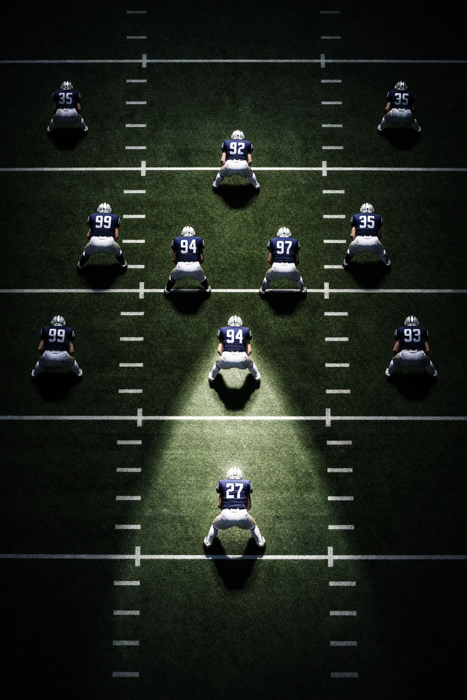 Penn State football defensive formation showcasing Matt Campbell's disciplined team culture