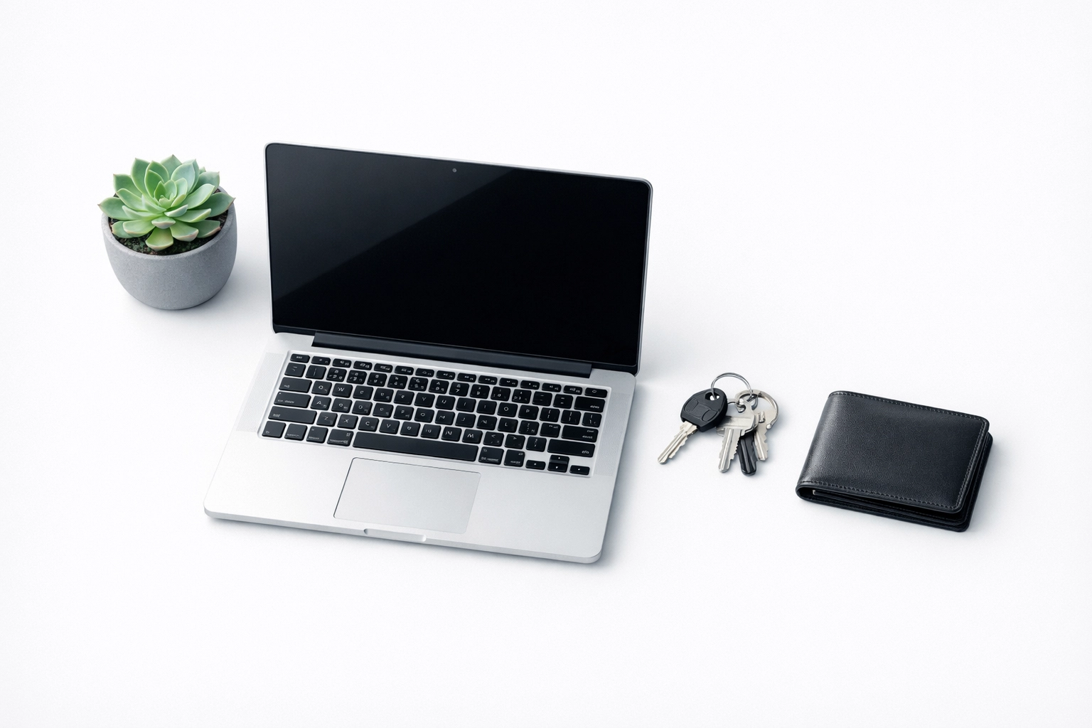 Clean workspace with laptop representing clear and safe instant approval loan options in Canada.