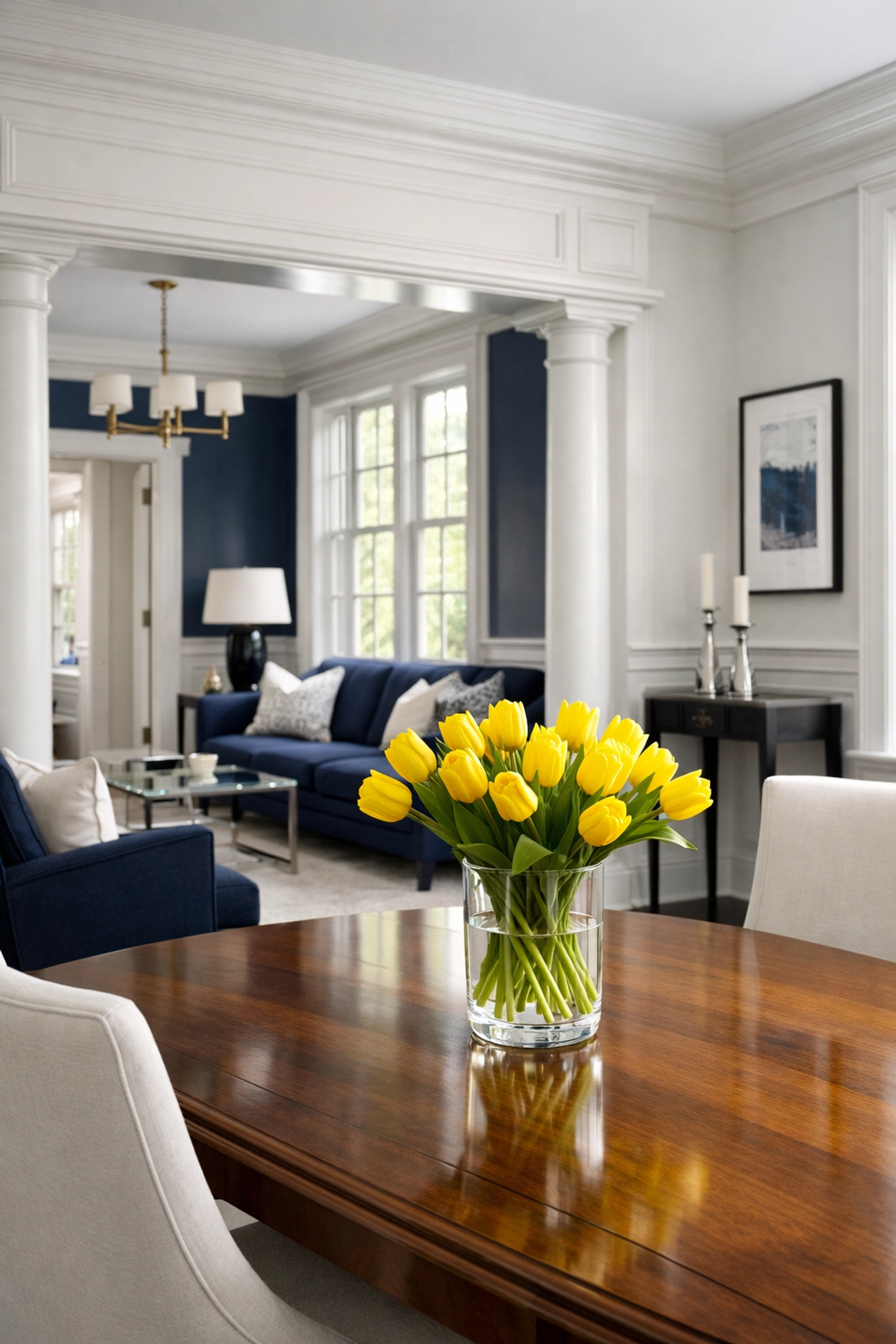 Pristine Sudbury home interior with dust-free surfaces from weekly house cleaning services.