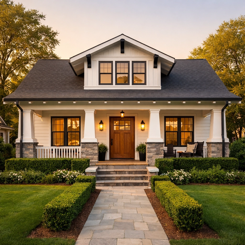 Newly renovated Nashville craftsman home illustrating high-ROI fix and flip financing in Tennessee.