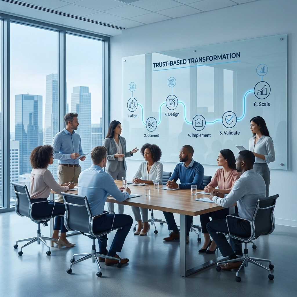 The Proven 6-Step Framework: How to Build Trust-Based Business Transformation That Actually Works