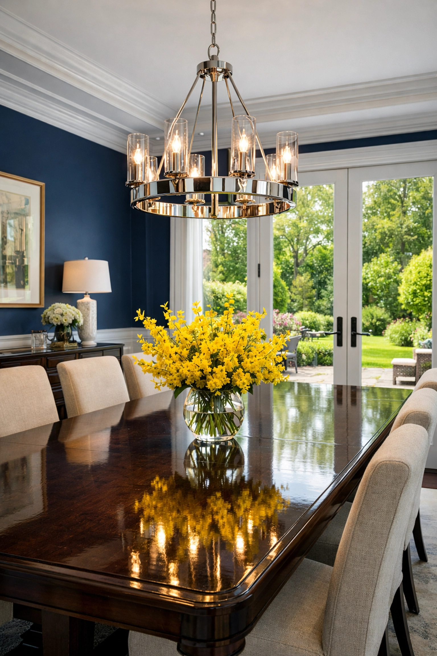 Impeccably clean dining area in Worcester after professional House Cleaning Services Worcester MA.