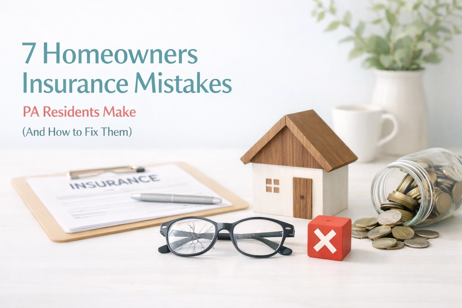 [HERO] 7 Homeowners Insurance Mistakes PA Residents Make (And How to Fix Them)