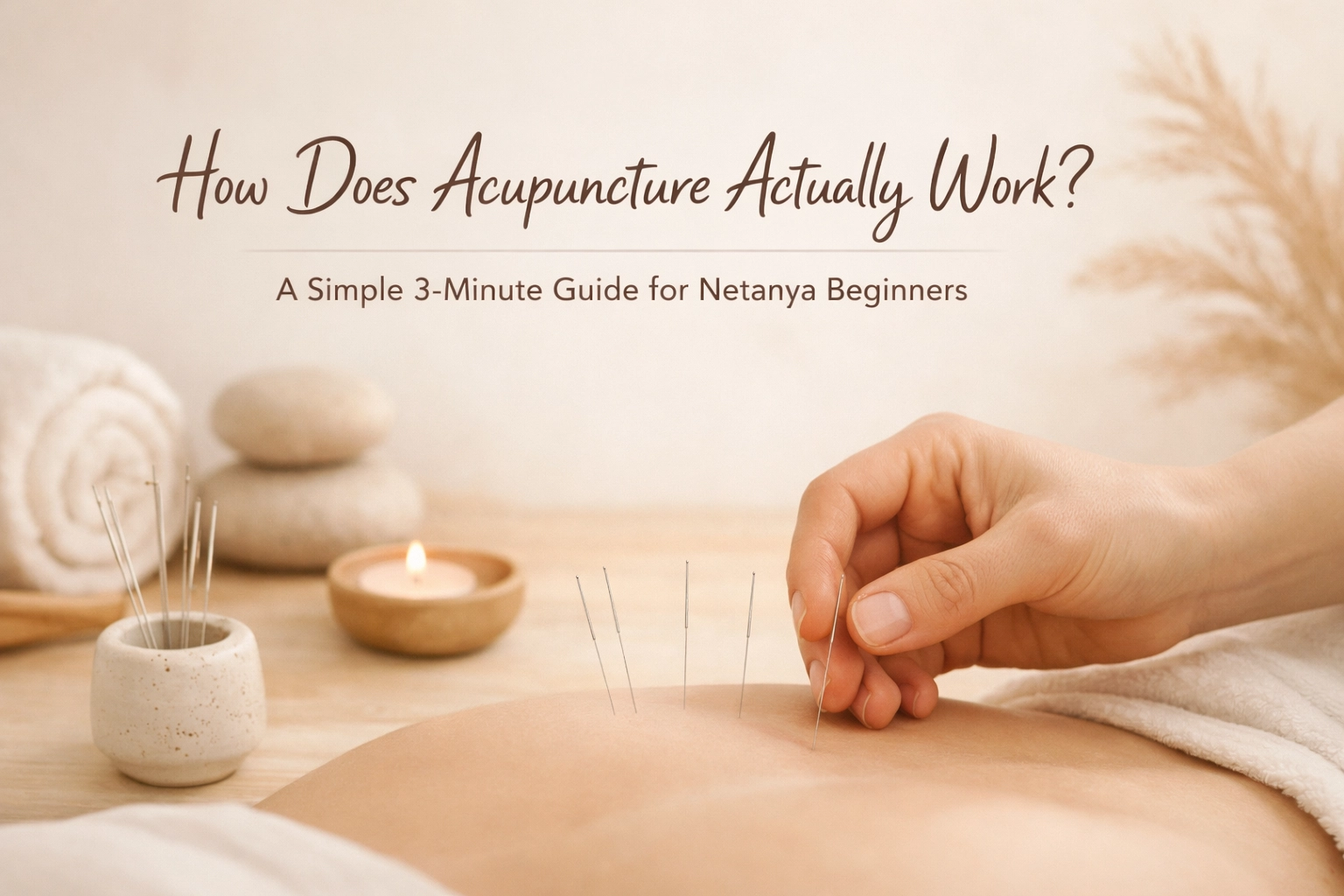 [HERO] How Does Acupuncture Actually Work? A Simple 3-Minute Guide for Netanya Beginners