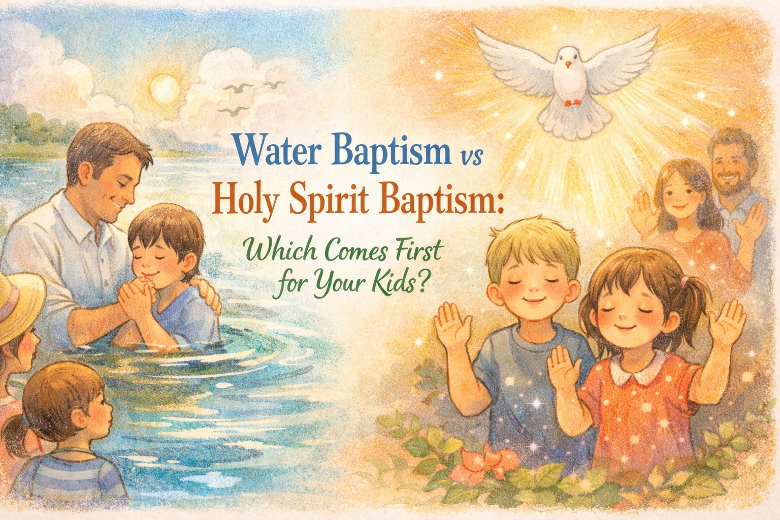 [HERO] Water Baptism vs Holy Spirit Baptism: Which Comes First for Your Kids?