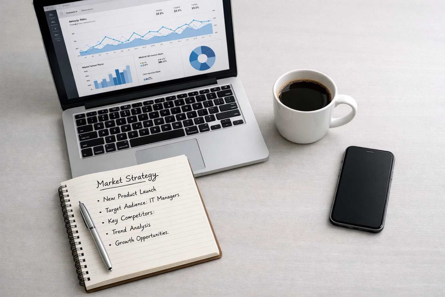 Accountant creating marketing content and blog posts to attract high-value clients