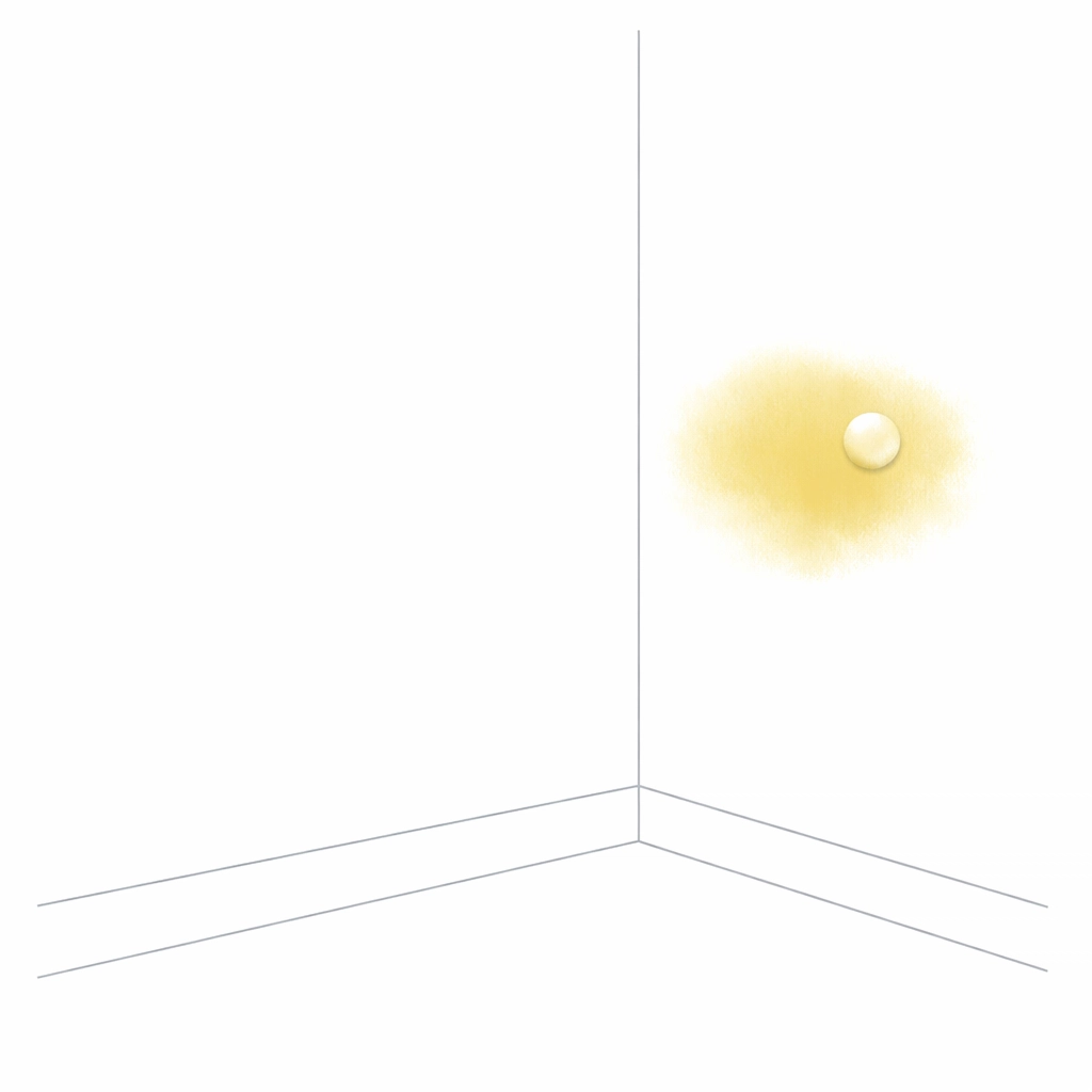 Common water damage signs like yellow stains and bubbling paint requiring drywall repair in Vancouver.