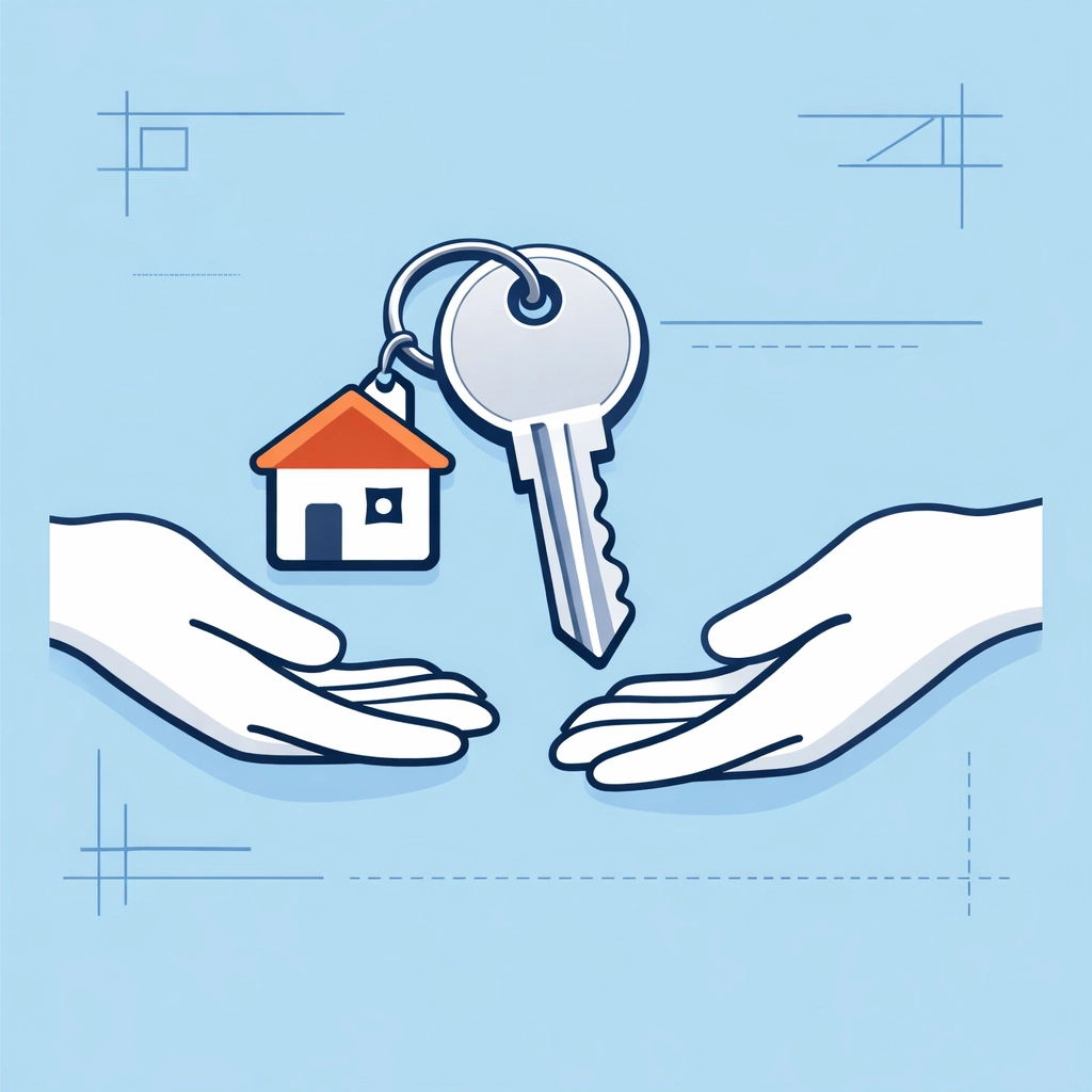 Llaves de un nuevo hogar representando el éxito de comprar casa en USA con apoyo profesional.