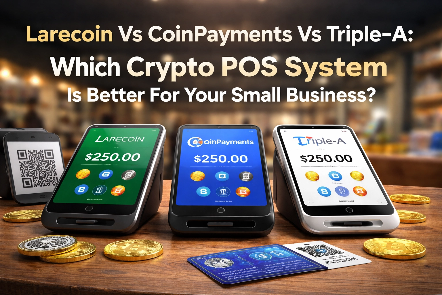 [HERO] Larecoin Vs CoinPayments Vs Triple-A: Which Crypto POS System Is Better For Your Small Business?