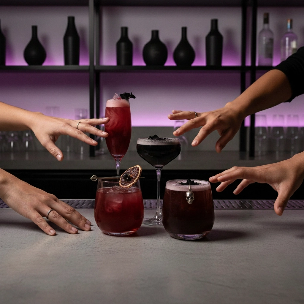 scary bar drinks from your wedding DJ in Houston, Texas