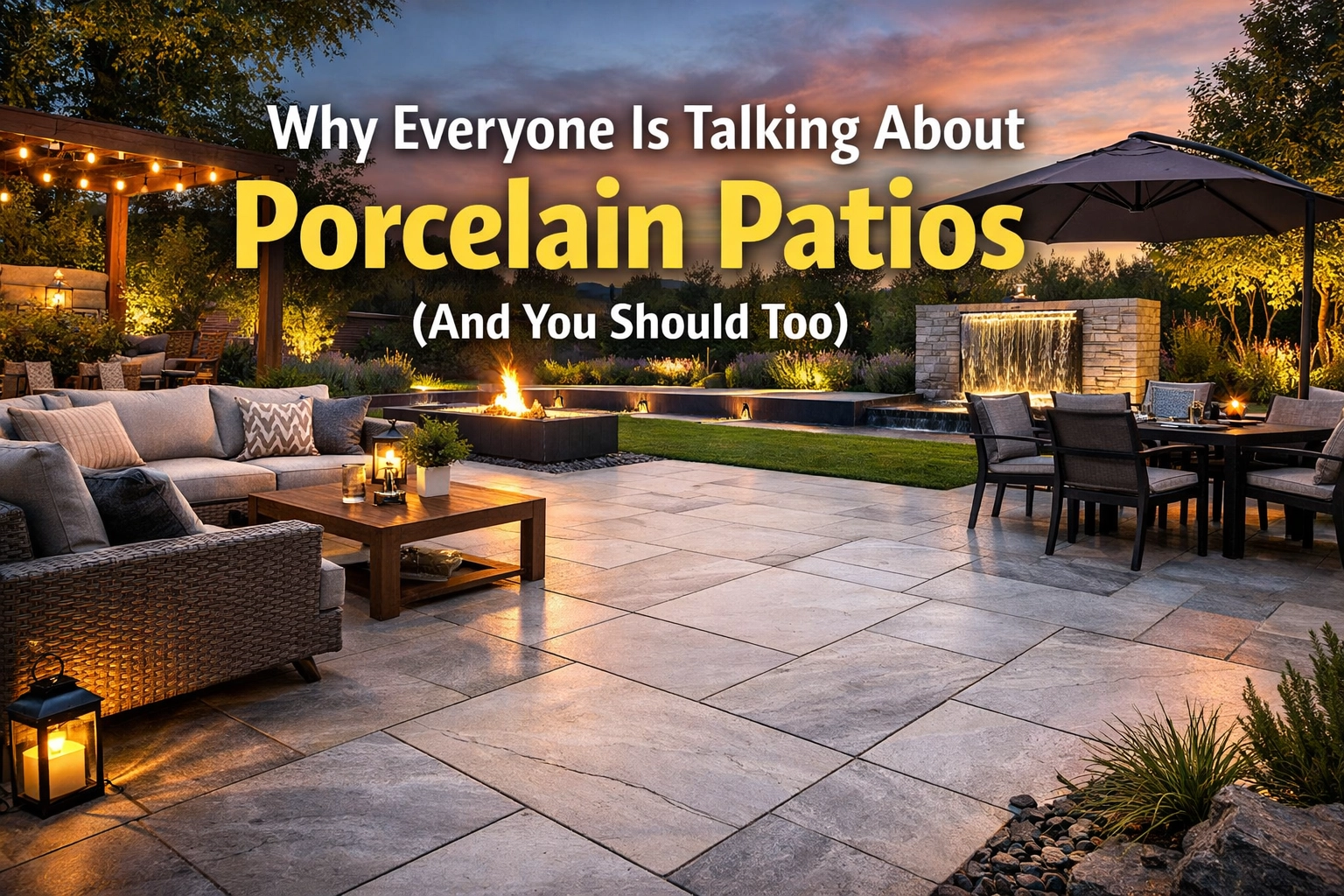 [HERO] Why Everyone Is Talking About Porcelain Patios (And You Should Too)