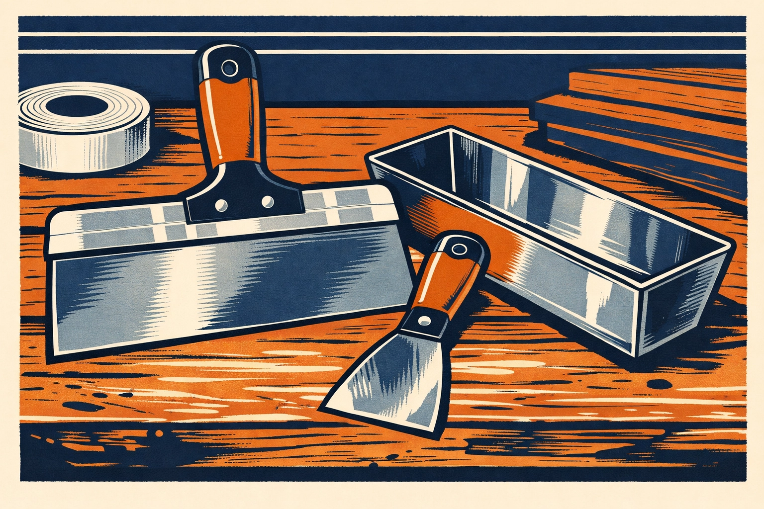 Professional drywall tools for seamless wall repairs in Northwood and surrounding NH towns.