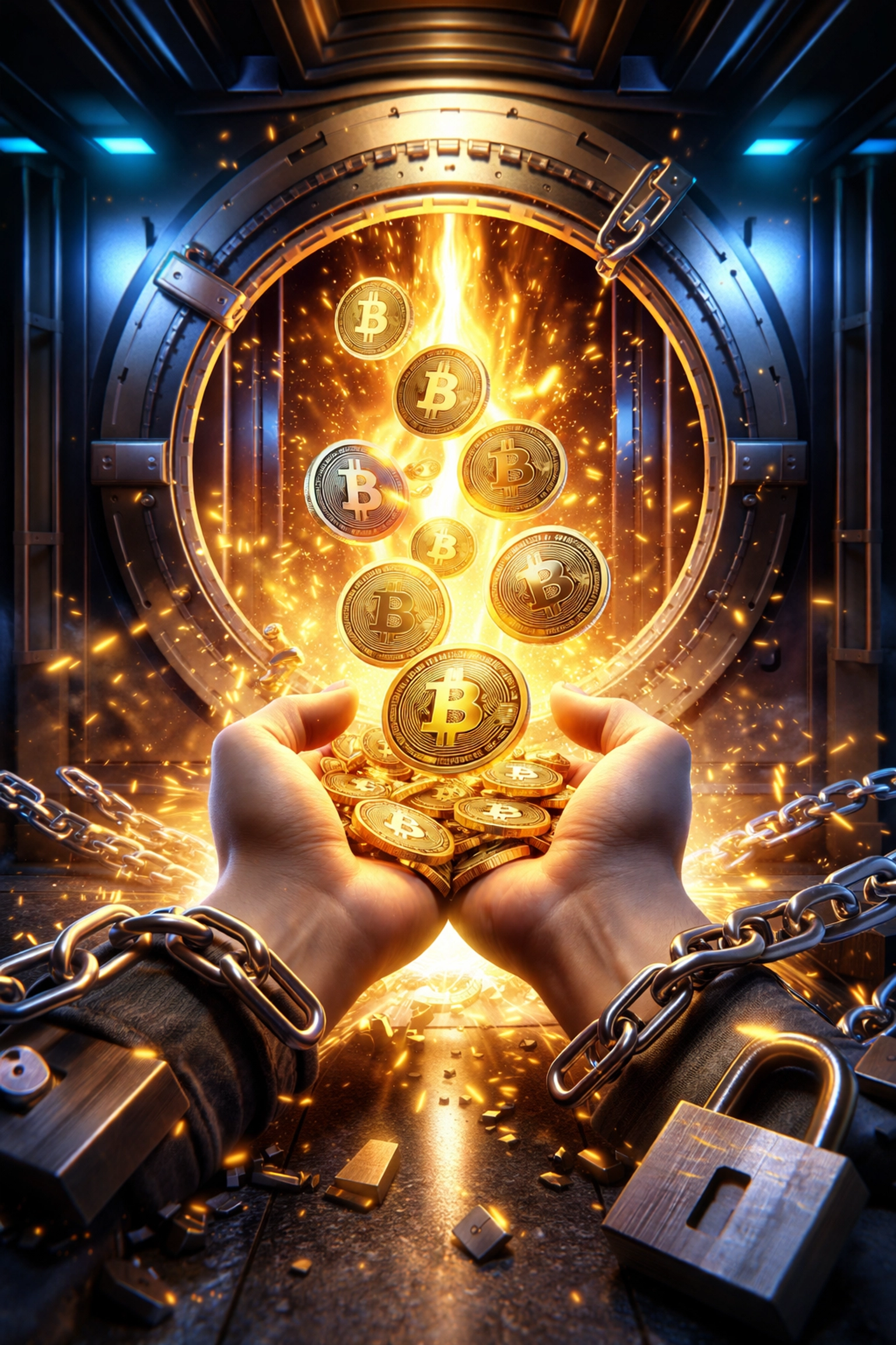 Merchant receiving cryptocurrency directly into self-custody wallet, free from third-party payment processors