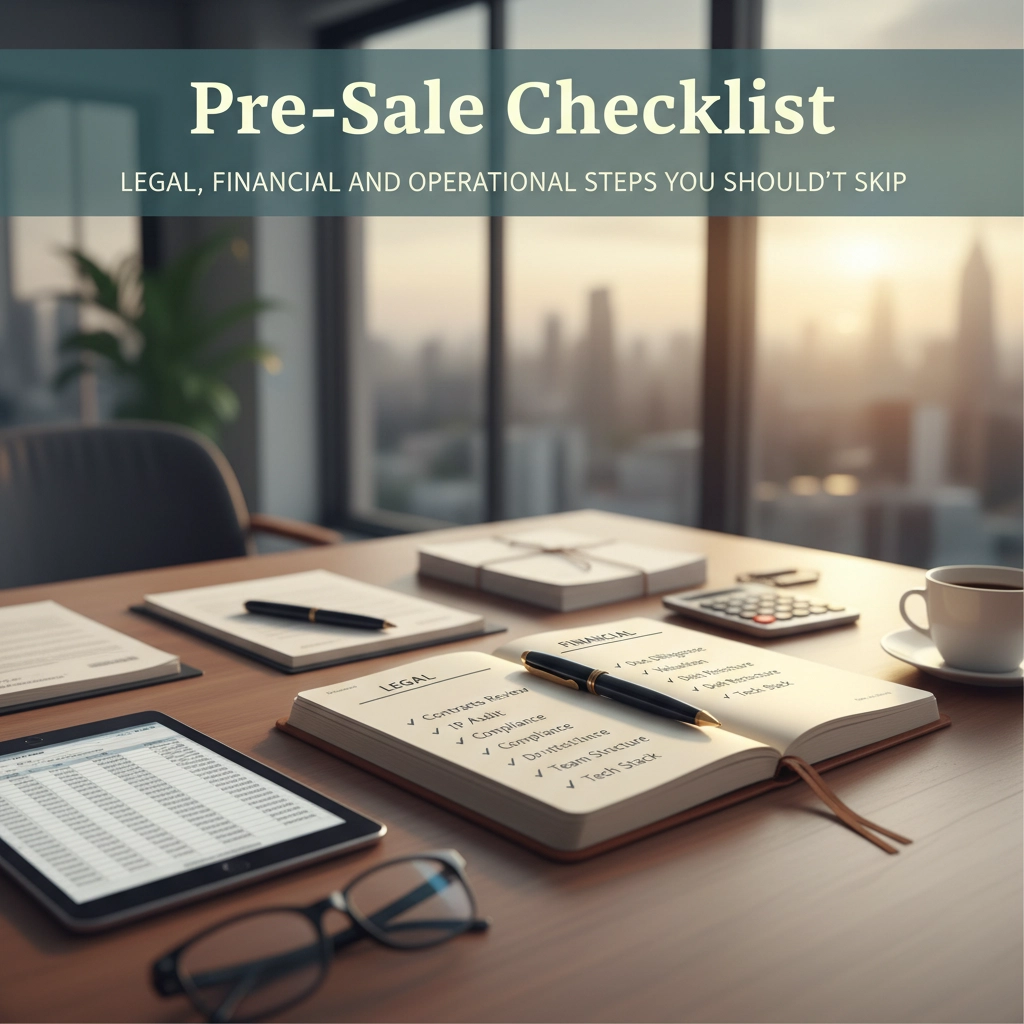 Pre-Sale Checklist: Legal, Financial, and Operational Steps You Shouldn't Skip | Decipher Your Value