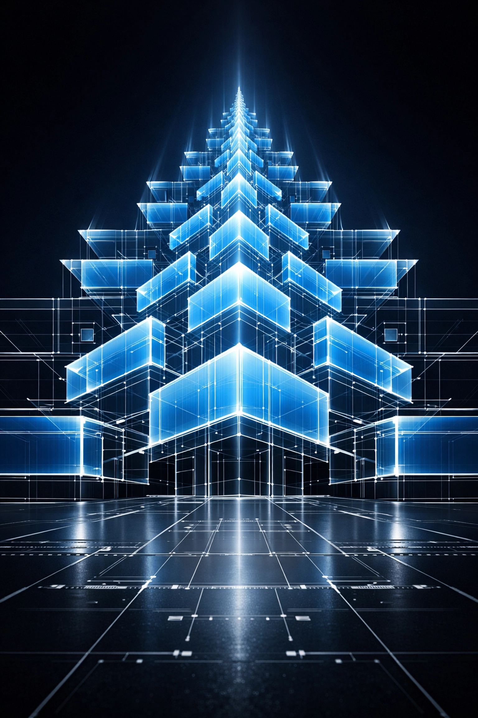 A technical blueprint illustrating rapid business expansion and scalable custom software for franchises.