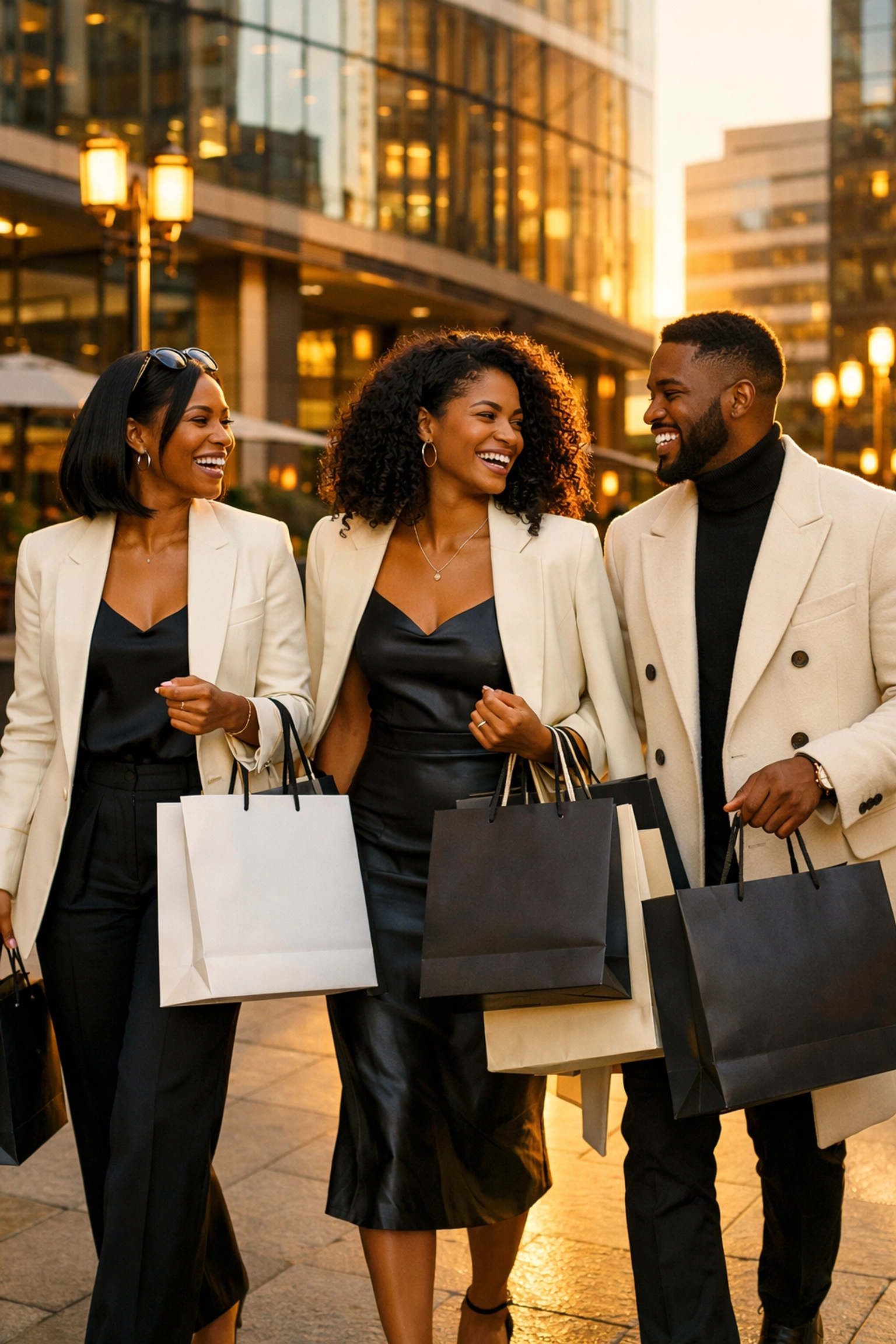Why Sonny’s Black People of Interest Will Change the Way You Shop Black-Owned Brands Stylish professionals shopping Black-owned brands to keep wealth within the community.