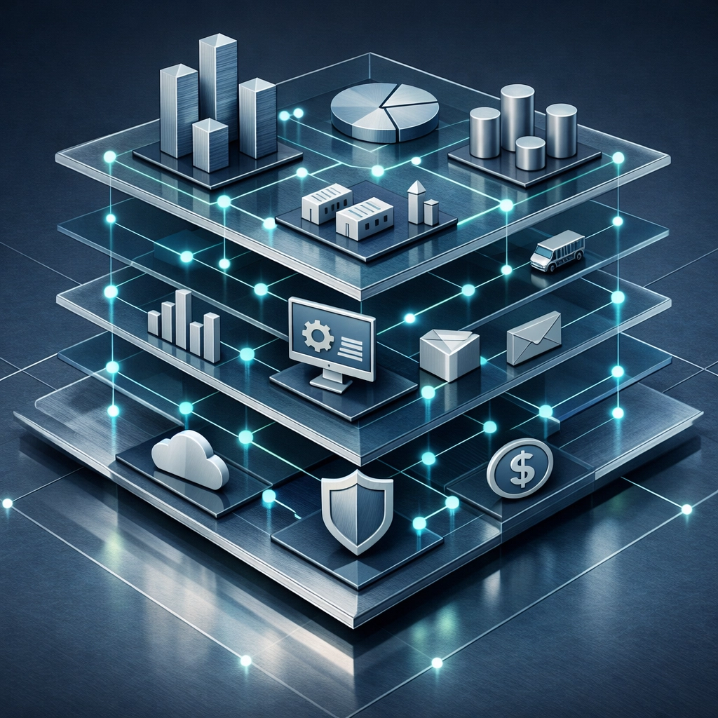 An organized digital map showing strategic cybersecurity oversight and asset management.