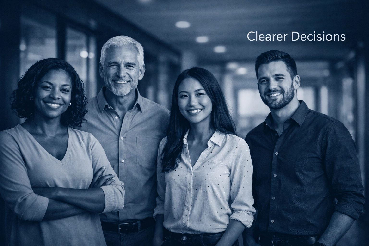 Satisfied employees reflecting positive workplace culture from personalized benefits counseling support