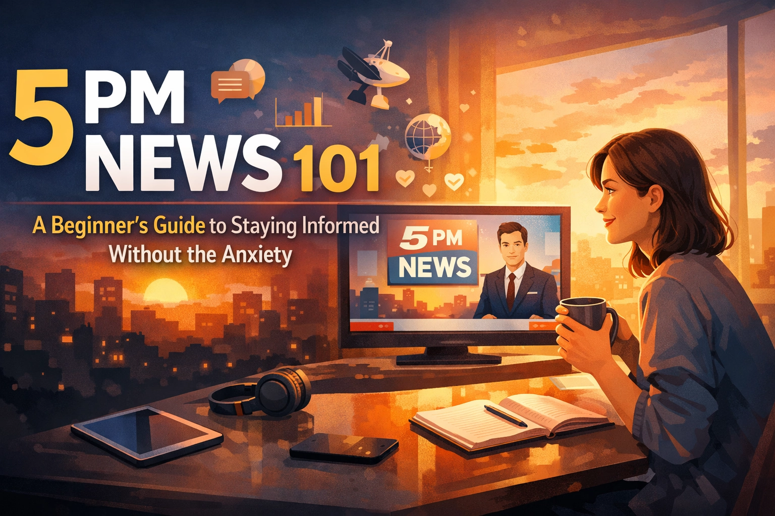 [HERO] 5 PM News 101: A Beginner’s Guide to Staying Informed Without the Anxiety