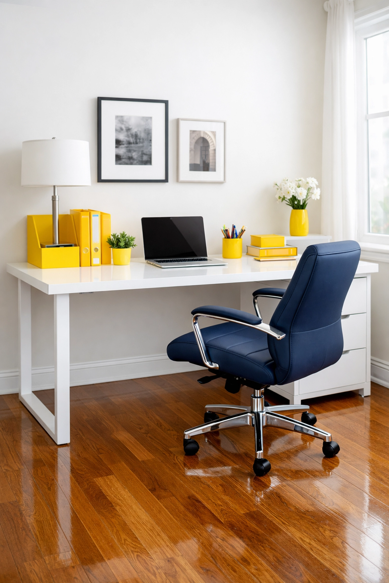 Spotless MetroWest home office showing the benefits of professional office cleaning.
