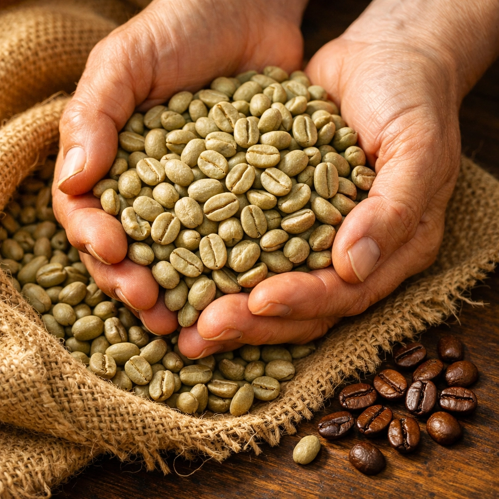 Sourcing high-quality green coffee beans for artisanal roasting and sustainable wholesale supply.