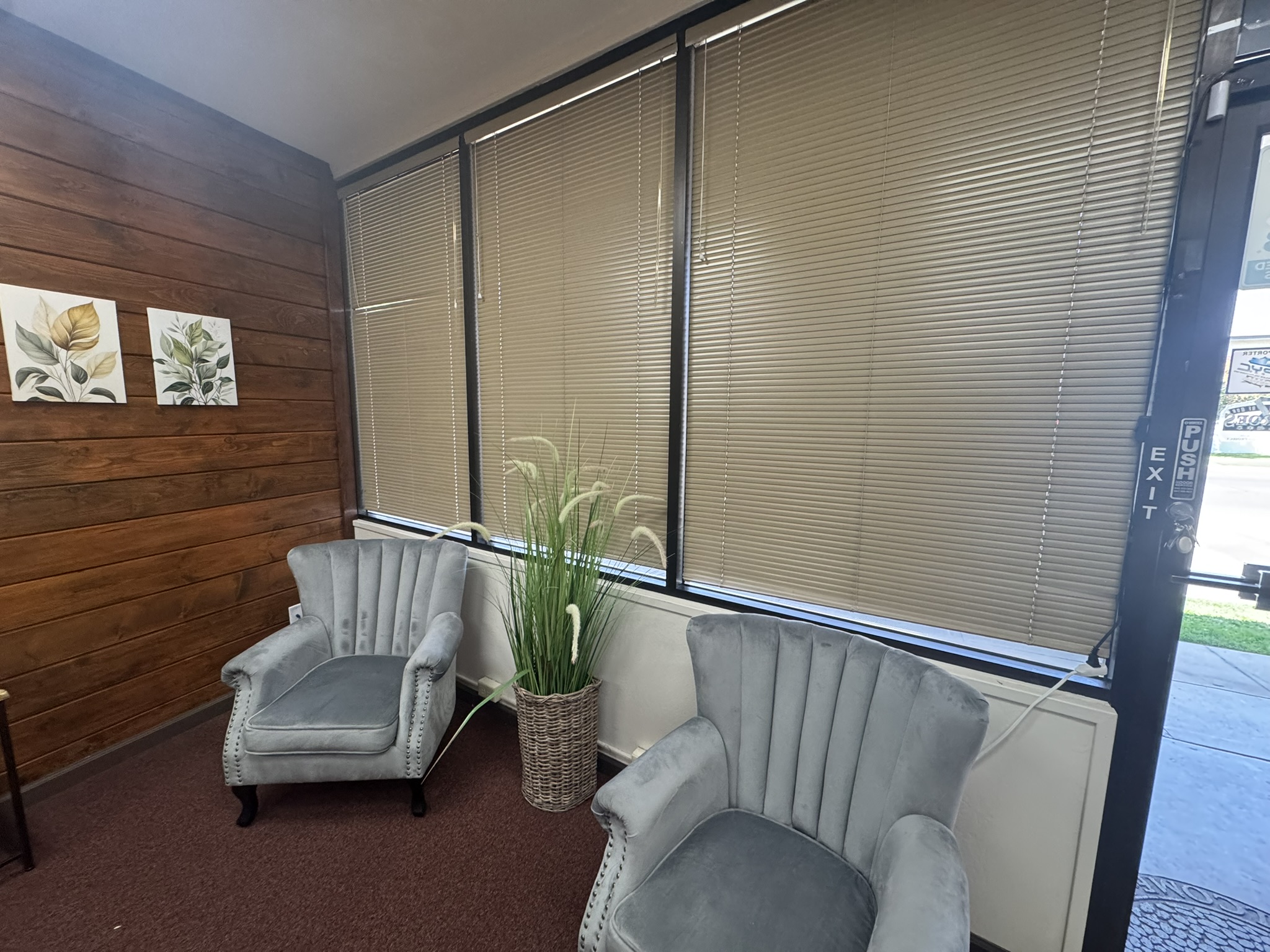 Waiting Area at Local Insurance Agency Office