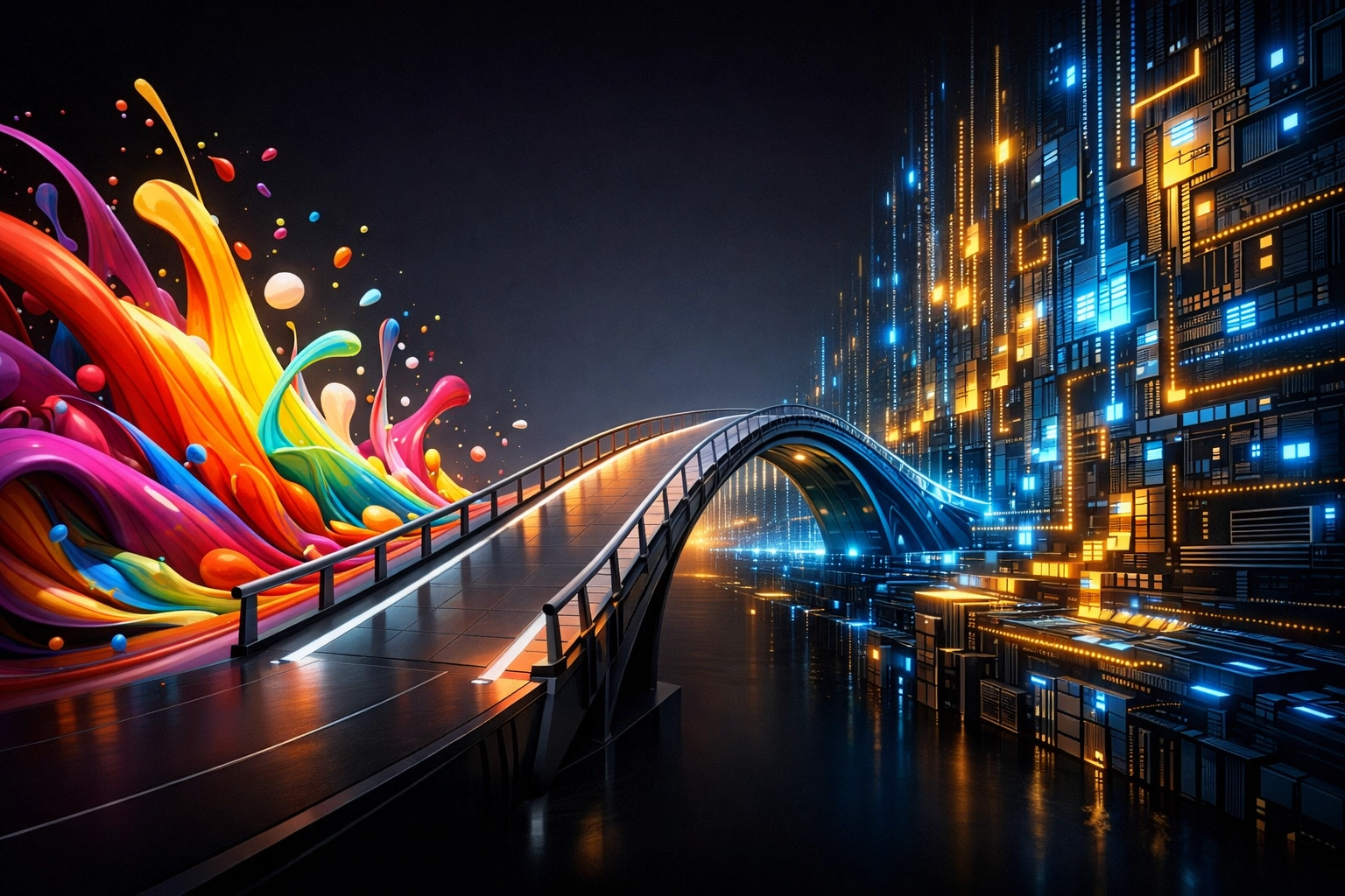 KI-Training für Marketing-Teams als Brücke zwischen menschlicher Kreativität und digitaler Präzision.