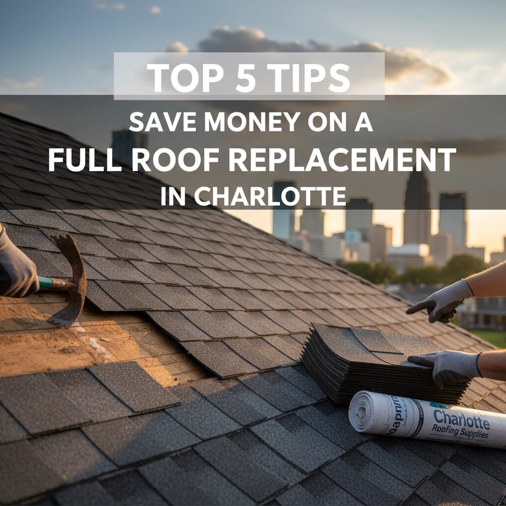 Top 5 tips to save money for a full roof