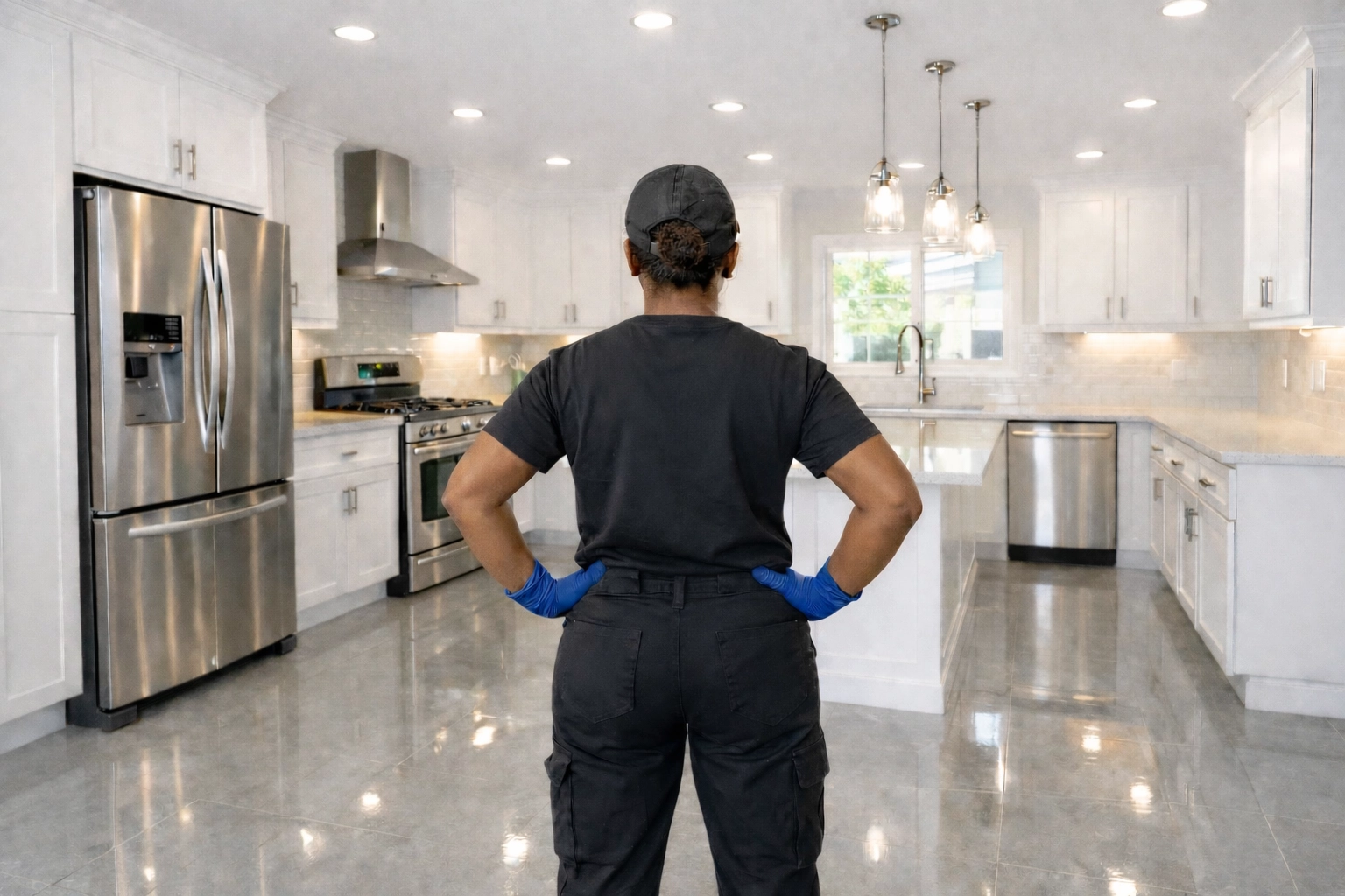 Sparkling clean kitchen results from expert Nanaimo house cleaning services.
