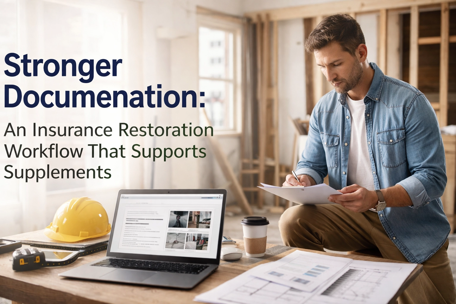 [HERO] Stronger Documentation: An Insurance Restoration Workflow That Supports Supplements