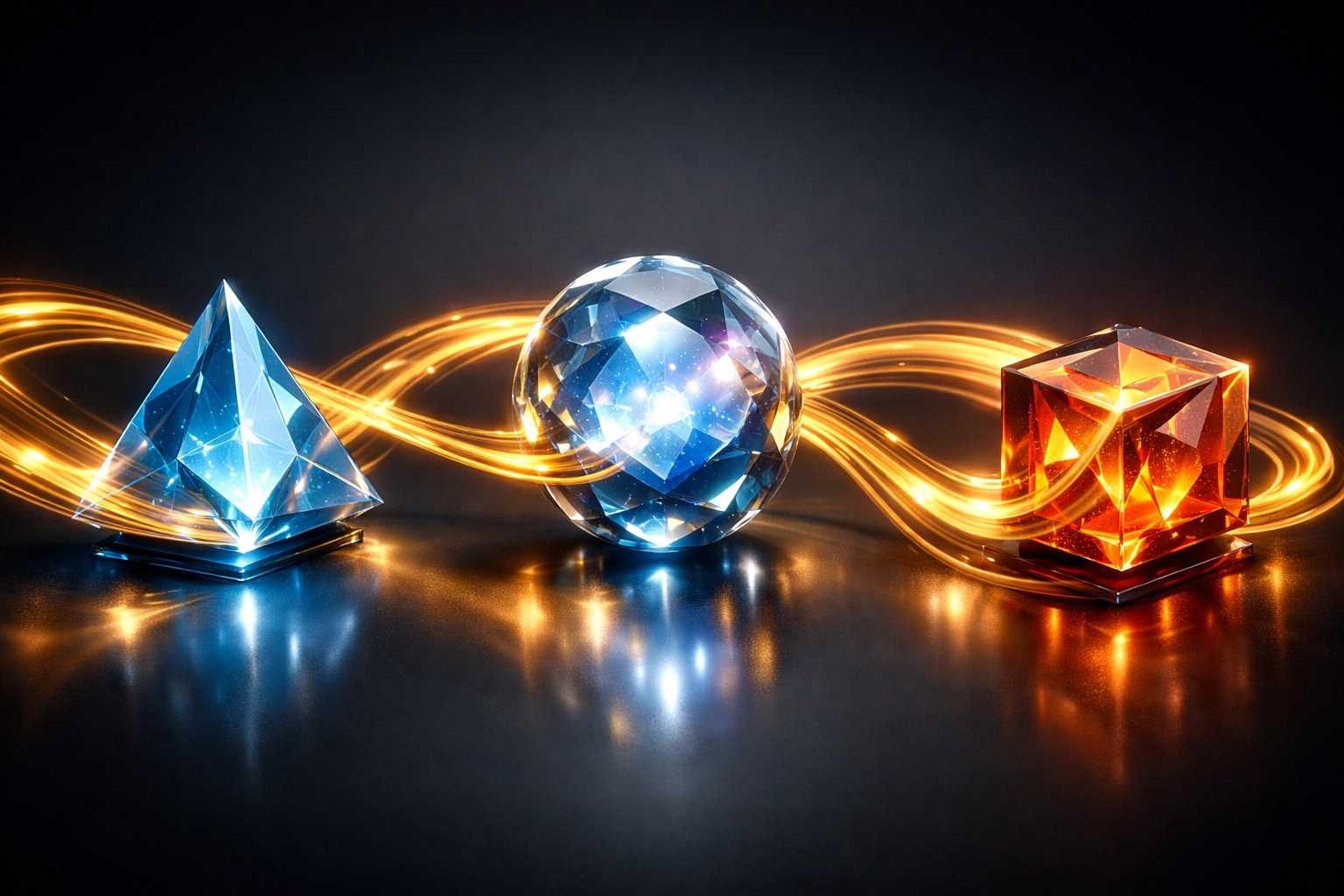 Interconnected data hubs representing seamless Zoho CRM automation and custom workflow integration.